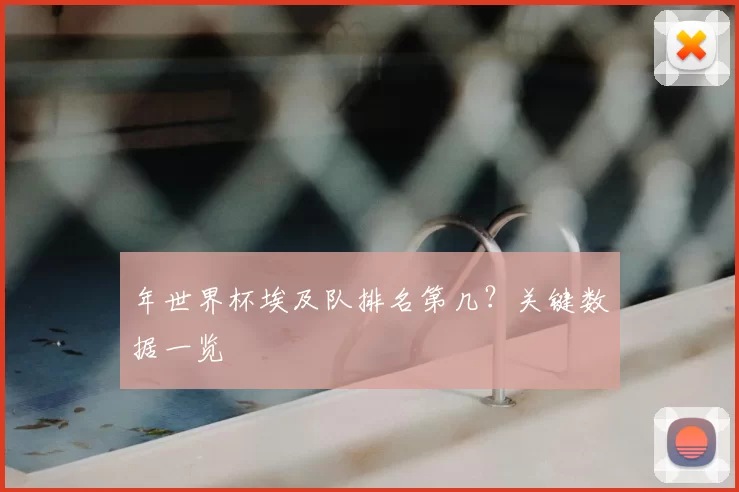 年世界杯埃及队排名第几？关键数据一览